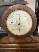 Clocks & Barometers: 19th cent. and later, mixed lot (8).