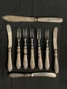 WHITE STAR LINE: Set of twenty five forks with burgees to the handles with a further four White Star