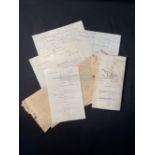 R.M.S. TITANIC: Second-Class passenger Samuel Herman Archive. Collection of legal correspondence