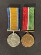 R.M.S. TITANIC/MEDALS: World War One Mercantile Marine medal pair awarded to Samuel A. Smith. Samuel