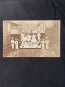 R.M.S. TITANIC: Rare Titanic Relief Fund postcard showing a real photograph of the Berkhamsted