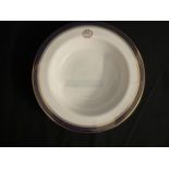 WHITE STAR LINE: Spode Oceanic Steam Navigation Company à la carte soup bowl decorated in the