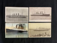 OCEAN LINER: Postcards to include Kaiser Wilhelm, Kaiser Wilhelm Der Grosse, Kronprinzessin Cecilie,