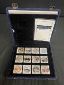 R.M.S. TITANIC/COINS: Westminster Mint silver Dollar Titanic coin collection in original