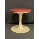 CUNARD: 1960s Queen Elizabeth II cabin stool from Cabin 4022. Provenance ex Cobwebs, Southampton.