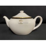 CUNARD: Queen Elizabeth II Queen's Grill Wedgwood teapot. 5ins.