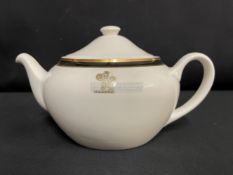 CUNARD: Queen Elizabeth II Queen's Grill Wedgwood teapot. 5ins.