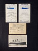 POSTCARDS: Collection of approximately seventy two original White Star Line and other postcards to