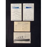 POSTCARDS: Collection of approximately seventy two original White Star Line and other postcards to