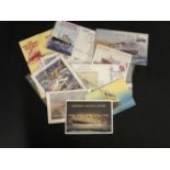 R.M.S. TITANIC: Survivor and descendant autographs, first day covers, etc. To include Beatrice