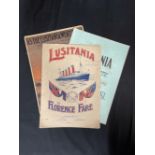 R.M.S. LUSITANIA: Original memorial sheet music. (3)