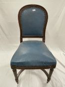 WHITE STAR LINE: R.M.S. Majestic mahogany dining chair.