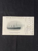 R.M.S. OLYMPIC: Unusual St. Paul/St. Louis postcard, postally used September 6th 1912 "Am glad to
