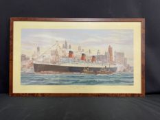 R.M.S. QUEEN MARY: The Queen Mary at New York by Simon Fisher. Plus The Maiden Voyage of The Titanic