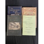 BOOKS: R.M.S. Titanic related volumes to include The Californian Incident Text of a Petition