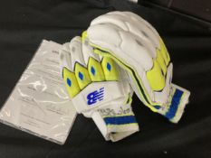 Cricket/Sporting 2015 Ashes Series: A pair of 'DC 1080' match worn New Balance batting gloves used