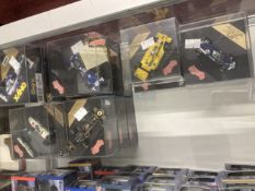 Toys: Diecast cars. Vitesse Group, Quartzo Racing Cars 1:43 scale, twelve collectors models