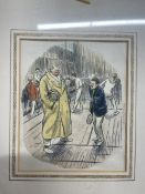 Prints: Victorian Spy and other prints, later hand-coloured, including. Racecourse and Grandstand,