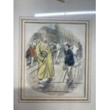 Prints: Victorian Spy and other prints, later hand-coloured, including. Racecourse and Grandstand,