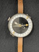 20th cent. Bakelite wrist compass marked A on reverse.