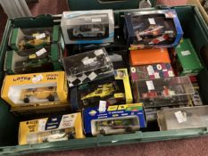 Toys: Diecast cars. A mixed collection of thirty six collectors model cars including, Burago,