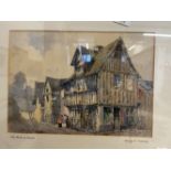 George H. Downing R.B.A. (1891-1940) c1920s, Old House at Falaise, watercolour, signed lower left,