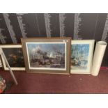 Railwayania: After Terence Cuneo signed limited edition print, Preparing for Departure, plus three