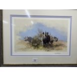 Limited Edition Prints: Set of eight signed David Shepherd 'Wildlife of The World' prints with