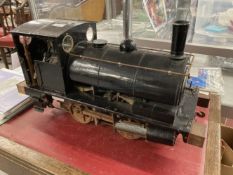 Collectors Use Only: A 5 inch gauge model of L&Y 0-4-0 saddle tank locomotive 'PUG' built from a