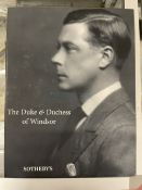 Royalty: The Duke and Duchess of Windsor, set of three catalogues from the Sotherby's Auction New