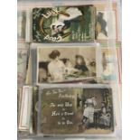 Postcards: Large collection of cards dating from the early 20th cent. Includes greetings,