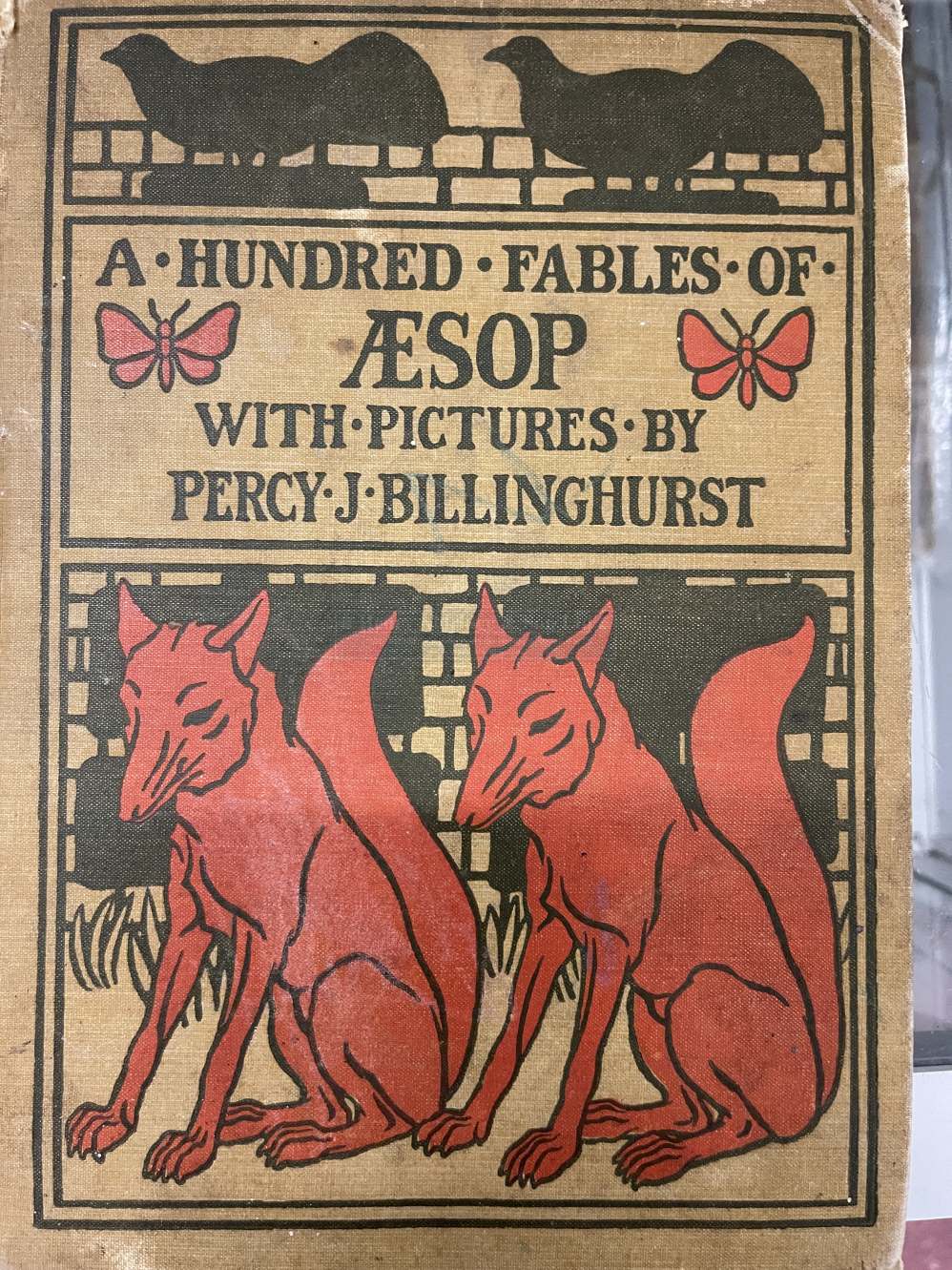 Books: Percy J. Billinghurst, hardback edition, 'A Hundred Fables of Aesop', from the English