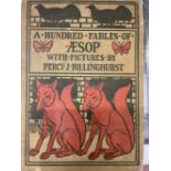 Books: Percy J. Billinghurst, hardback edition, 'A Hundred Fables of Aesop', from the English
