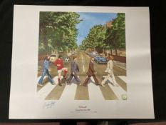 Football/Sporting: George Best, signed Limited Edition George Best 'El Beatle' print, depicting Best