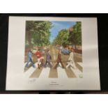 Football/Sporting: George Best, signed Limited Edition George Best 'El Beatle' print, depicting Best