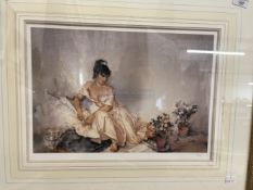 Limited Edition Prints: 20th cent. Sir William Russell Flint (1880-1969) 282/753, WRF blind stamp,