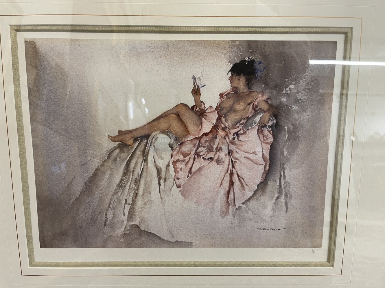 Limited Edition Prints: 20th cent. Sir William Russell Flint (1880-1969) 187/750 WRF blind stamp,