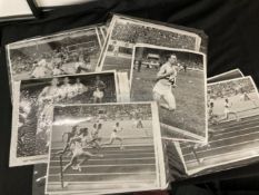 Sporting: Olympics, press photos by George Herringshaw, covering Games from 1952 to 1968, all action