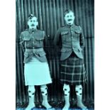 Militaria: Rare set of 25 glass plate photographs taken by Mr H.G. Cole during and just after WWI,