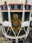 Militaria: A rare WWII Second World War British RAF Royal Air Force bandsman's snare drum having