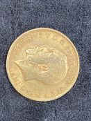 Gold Coinage: Half Sovereign George V, 1911.