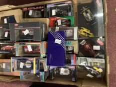 Toys: Diecast cars. Mixed collection of twenty three racing and rallying themed collectors models