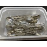 Hallmarked Silver: Set of twelve spoons, William Gibson and John Langham, London, date letter a