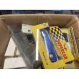 Toys: Cars Austin A35, Bugatti EB110, Ford Model T, plus eight others and a model of The Flying