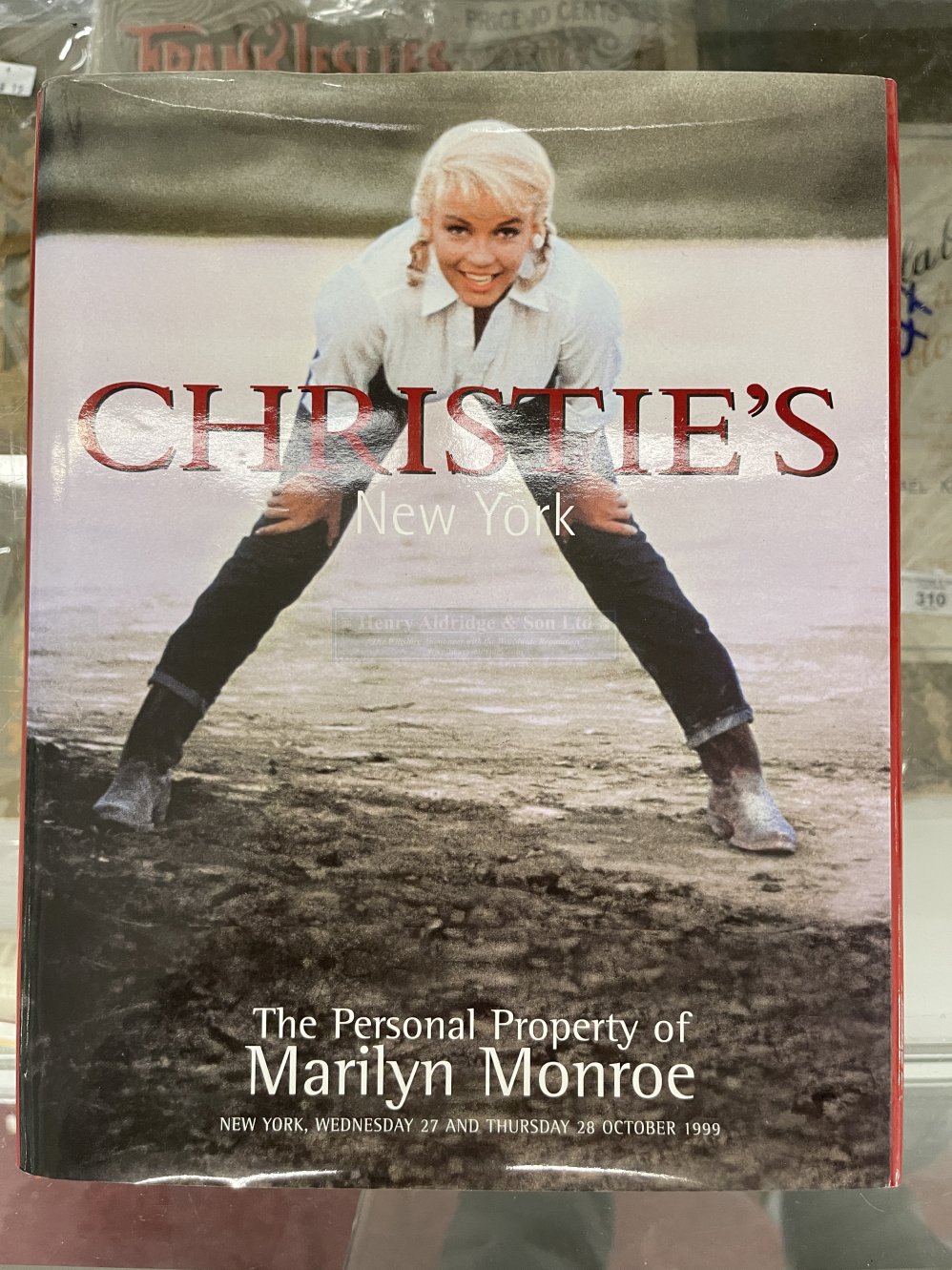 Marilyn Monroe: Christie's hardbound catalogue from the famous October 1999 Monroe auction, 407