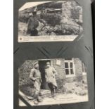 Postcards: Edwardian and WWI. One album containing more than 200 cards from mid-Edwardian period