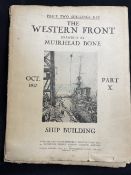 World War One: The Western Front drawings by Muirhead Bone January 1917 then April to October. (8)