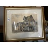 George H. Downing R.B.A. (1891-1940) c1920s, Old House at Falaise, watercolour, signed lower left,