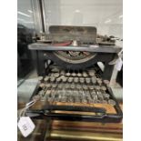 Typewriters: Early 20th cent. Lyman C. Smith (pre Corona) black Japanned.