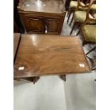 Late 19th/early 20th cent. Mahogany nest of four tables of slender form. 22ins. x 15ins. x 28ins.